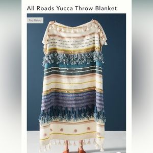 All Road Yucca Throw Blanket